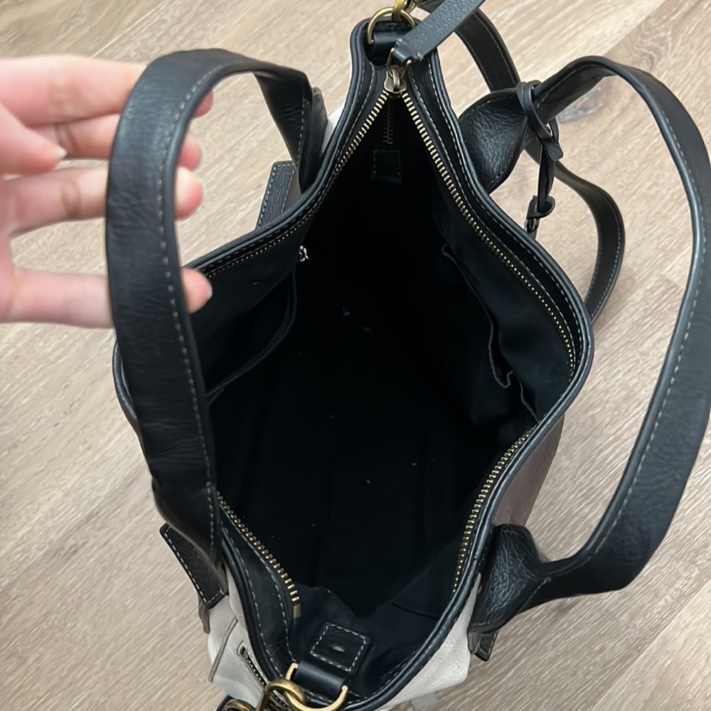 Fossil 3-tone Colour-Block Satchel - Picture 6 of 10